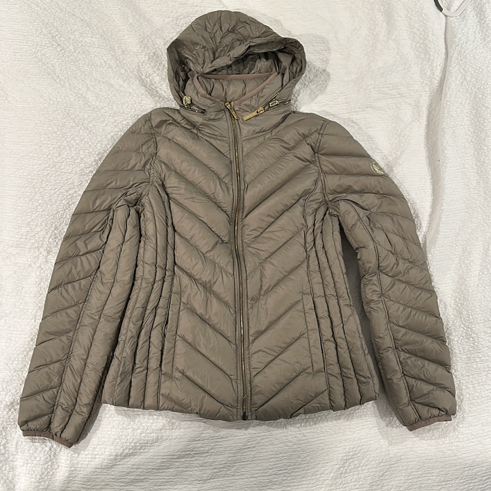 Michael Kors packable down fill jacket
